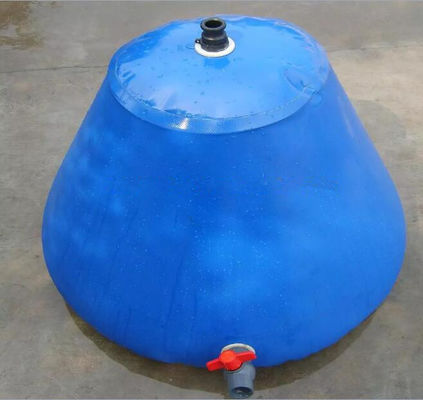 Regen-Wasser-Behälter-runde Spitze PVCs 2000L faltbare für Feuerbekämpfungs-Selbst-stehenden Wasser-Behälter