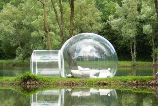 Klares Campingzelt-Werbungs-aufblasbares transparentes Blasen-Zelt-aufblasbares Festzelt