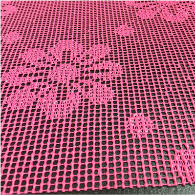 Rissbeständigkeits-lamellenförmig angeordneter Bodenbelag lag Blumen entwerfen Schaum-Mantel-Antibeleg-PVC-Matte zugrunde