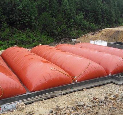 1.5mm PVC beschichtete Planen-Ton Biogas Sstorage Tank Methane-Gas-Behälter-tragbaren Sammelbehälter 1000