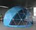 Kundengebundenes wasserdichtes windundurchlässiges bewegliches Zelt der geodätischen Kuppel mit Stahlrahmen-Hauben-Campingzelt