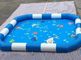 Kundenspezifischer aufblasbarer tragbarer aufblasbarer Innenswimmingpool im Freien 3.5M*3.5M Swimming Pool Material