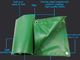 wasserdichte stabilisierte LKW-UVabdeckung B1 PVC-650gsm flammhemmend in der grünen Farbe