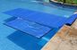 Anti- UV-Swimmingpool-Solarabdeckungs-blaue Farbe-PET Blasen-Decken-Solarpool-Abdeckung 100um 200um
