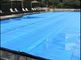 Anti- UV-Swimmingpool-Solarabdeckungs-blaue Farbe-PET Blasen-Decken-Solarpool-Abdeckung 100um 200um