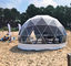 Haus-Stahlzelt der geodätischen Kuppel für Ereignis-wirtschaftliche Familien-im Freien kampierendes Hotel-Hauben-Zelt