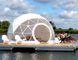 Hotel im Freien kampierendes Zelt geodätischer Kuppel PVCs 10m mit Tür-Hauben-Campingzelt-Hauben-Festzelten