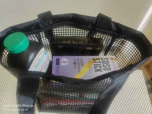 Multifunktionale, stärkere, mit PVC beschichtete Netzschale für den Fischfang, den Einkauf oder die Sportlagertasche