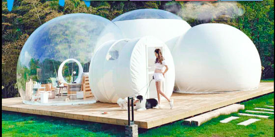 Wasserdichtes PVC aufblasbares Bubble-Zelt bringt Outdoor-Abenteuer auf die nächste Stufe