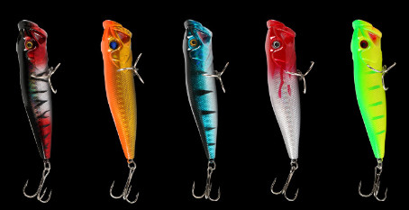 5 Stange der Farbe9cm/11g, Wels-harte Seeplastikspinnangeln-mit der Schleppangel fischener Popkornmaschine-Fischköder