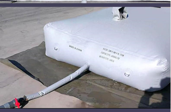 9000 Liter Bewegliche PVC-Plattenwasserspeicher Tank Trockenheitssicher