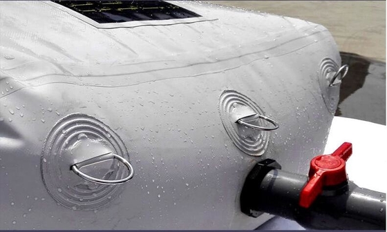 2000 Liter Brandbekämpfung PVC Plane Wasserspeicher Tank Lange Rohre Entwurf Trockenheitsbeständigkeit