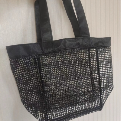 OEM-Service Mesh Handtasche für Strand Outdoor-Sport oder Shopping PVC Mesh Lagertasche