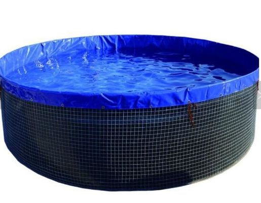 16m Durchmesser 301.440 Liter Klappbare Runde Fischbecken PVC-Tarnellen Außenfischbecken