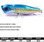 9.20cm bionisches Fischen Lasers 17g locken 3 Plastikköder-Hochseefischerei an