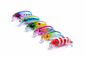 Neue Elritze-Fischköder-Meeräsche des Modell-6 der Farbe5.1cm/7.2g sinkende, Stange, Wels-harter Plastikköder