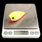 6 Farben 5.50CM/12.2g 3D mustert harte PlastikSpinnangeln-mit der Schleppangel fischenen sich hin- und herbewegenden Popkornmaschine-Fischköder