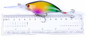 6 Augen-Laser der Farbe11cm/18g 4#Hooks 3D locken 0.30m-1.5M Floating Crank Fishing Köder an