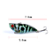 Volle schwimmende Schicht malte VIB, das harten Köder fischt, anlocken 7 Haken der Farbe5.8cm 8#