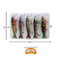 17 färbt 17 CM/11g 6#Hooks 3D mustert Plastikköder-vollen schwimmenden Schicht-multi verbundenen Fischköder