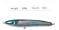 4 Ohrschnecken-Shell Wood Bait Treble Hookss Tuna Fishlure Pencil Wooden Fishing der Farbe22cm/120g Köder