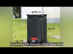 Gewächshaus PVC Garten Regenfässer, Klappfässer aus Kunststoff 150L tragbare Wasserbehälter